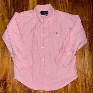 Ralph Lauren Pink Button-Down Shirt- Size 5